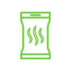 STEAM IN BAG MICROWAVEABLE FILMS - Green